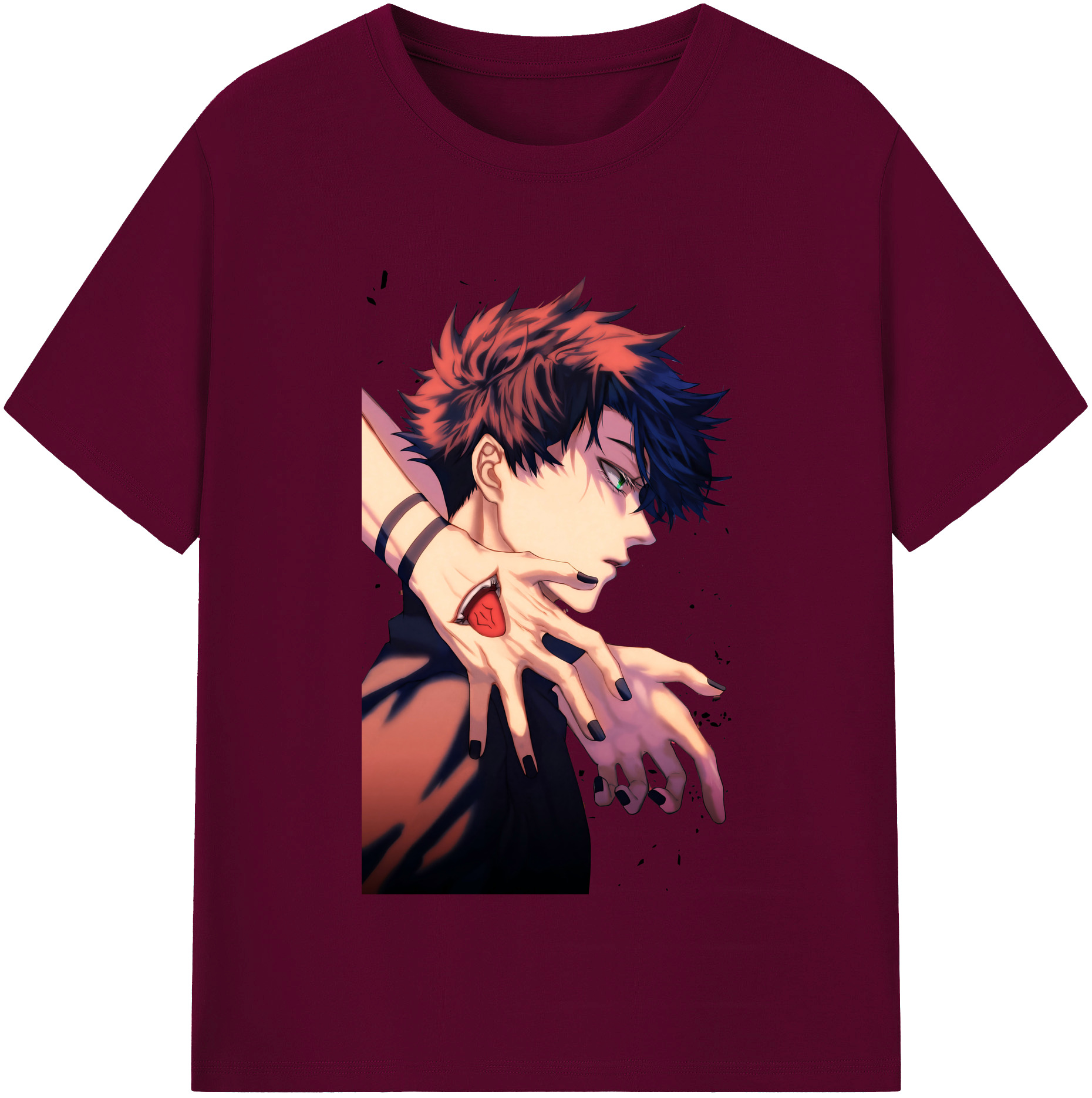 （画像用） 呪術廻戦 Jujutsu Kaisen レディースカジュアルプリントTシャツ（綿100％）